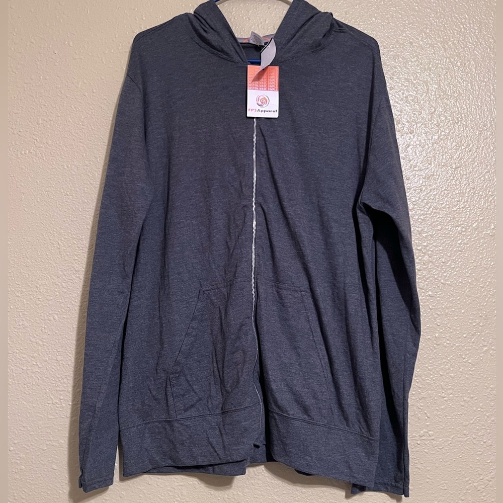 New FPS Apparel Unisex Zip Lightweight Hoodie Size L
